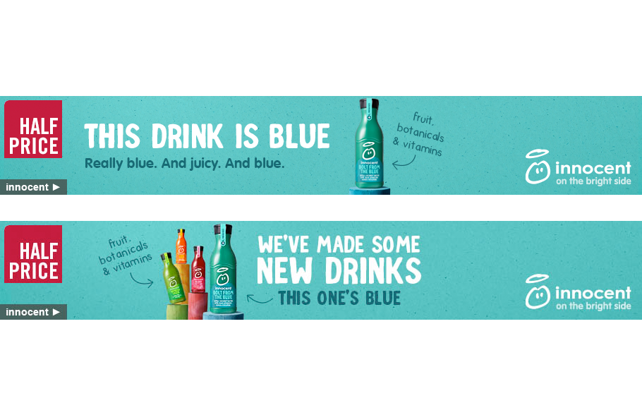 back of pack story for an innocent super smoothie