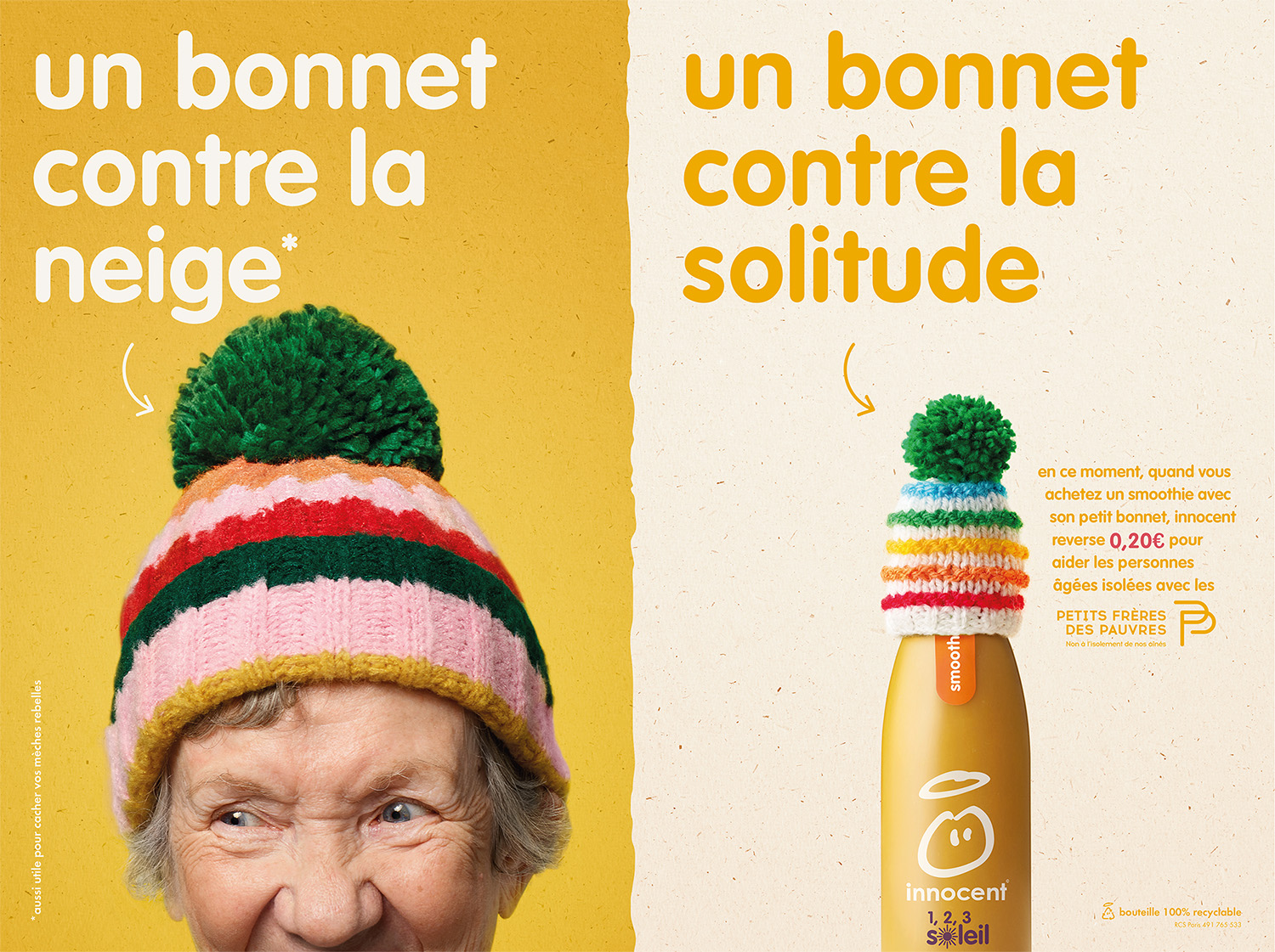 back of pack story for an innocent super smoothie