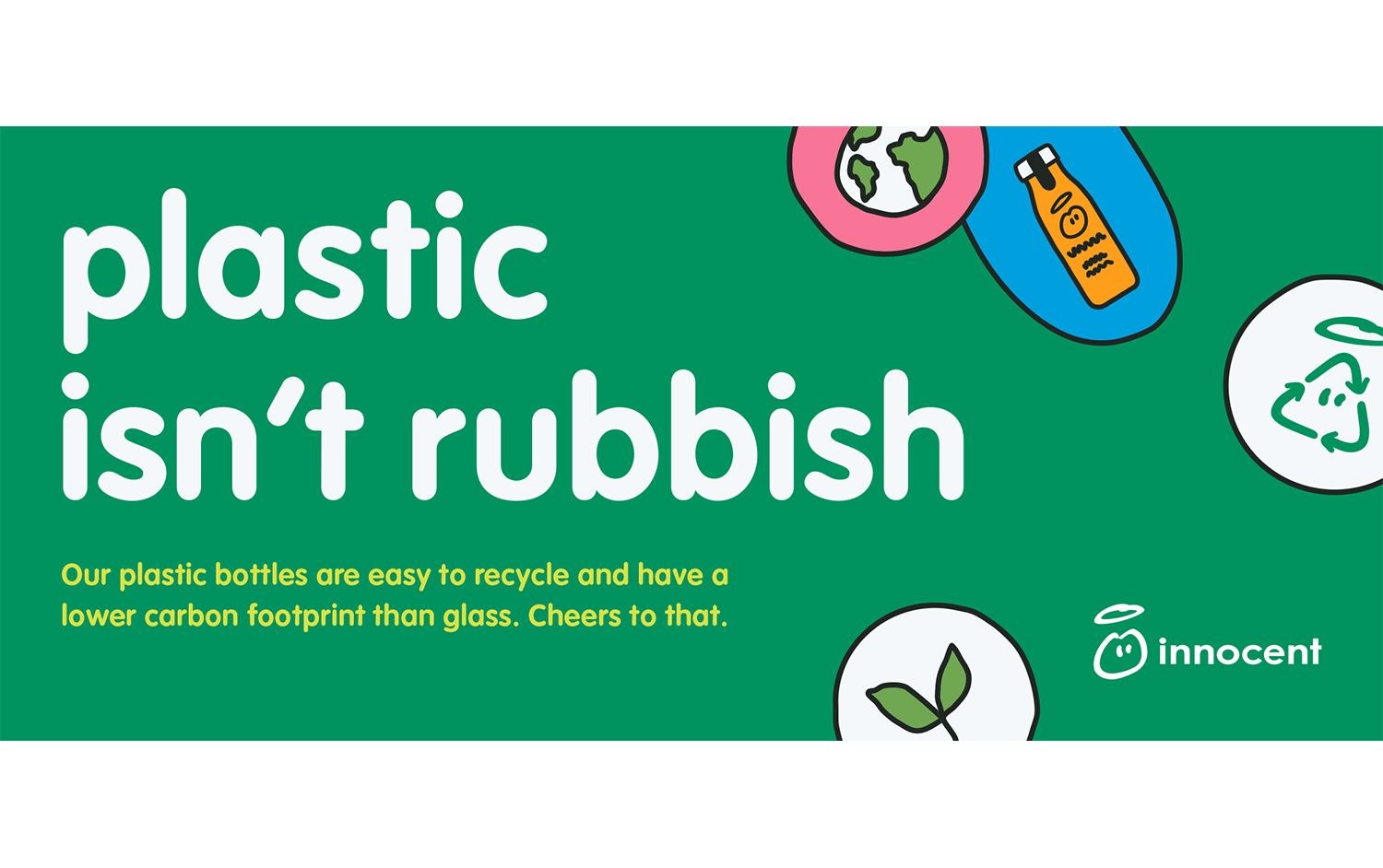 back of pack story for an innocent super smoothie